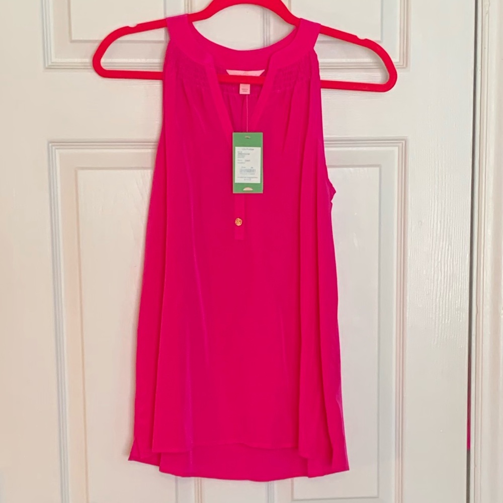 NWT Lilly Pulitzer Bailey Tank 100% Silk